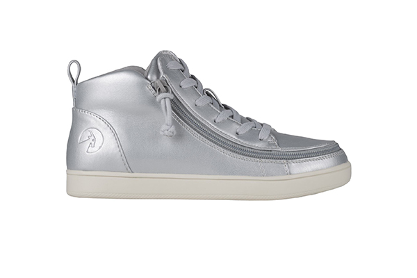 Billy Sneaker mittel hoch PU Normal Weit Silber Grau Metallic BW22135-040 37-normal