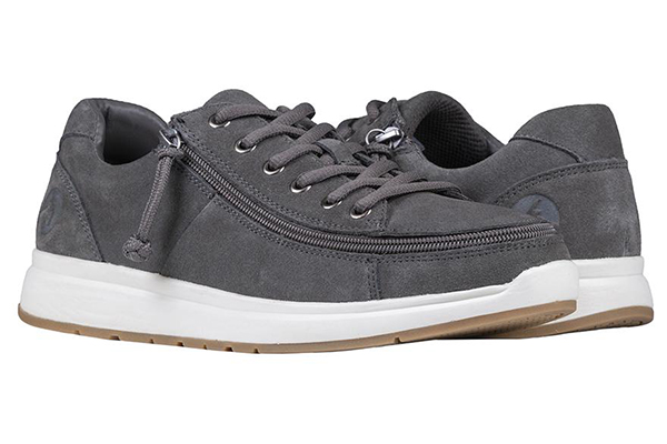 BILLY Comfort Suede Low Suede Grey BM20101-030 45-wide