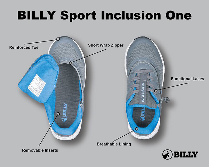 Billy Sport Inclusion Nylongewebe Normal Weit Dunkelgrau BK21314-021 28-normal