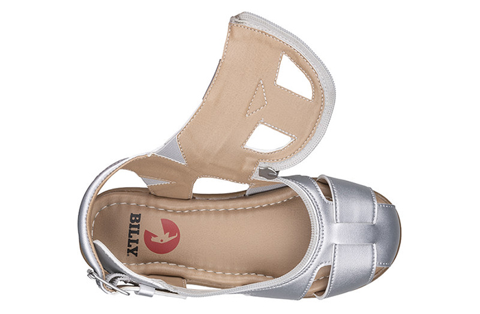 BILLY Sandals Silver BT22134-040 8,5