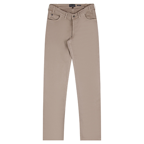 Men`s  Cotton pants beige washed Mike 10400 63 EL