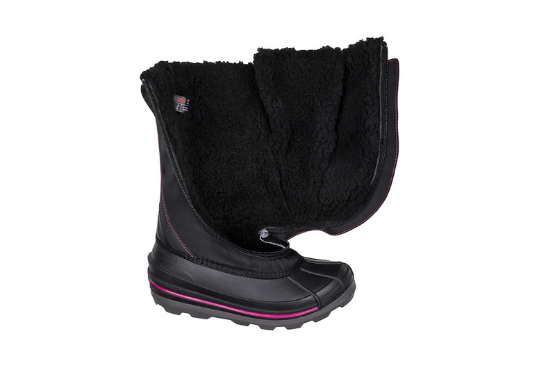 BILLY Footwear Ice II Winter Kleinkind Normal schwarz/pink hoch BT22327-650 27-normal