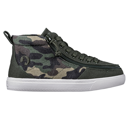 BILLY D/R Classic High Top Canvas Medium/Wide Olive Camo BK22317-340 3-wide