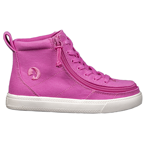 Kid's Pink Raspberry/ White Canvas BILLY Classic Lace High BK19006-670 5,5-medium