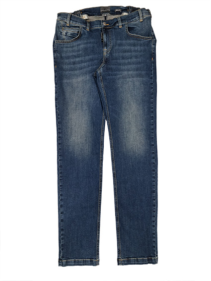 Men`s Denim Jeans, blue washed Mike 10406 63