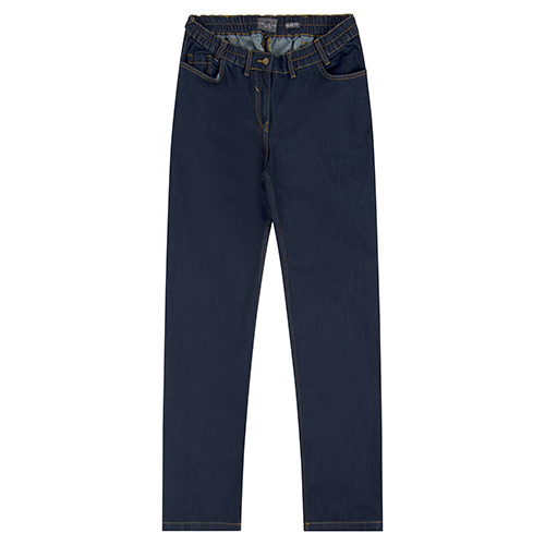 Women's Basic jeans, blue SYLVIE 10312 XXL