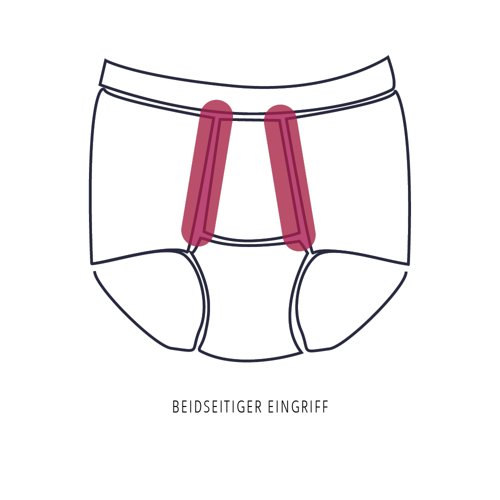 Men's briefs vertical fly - open both sides, marine 43973 12