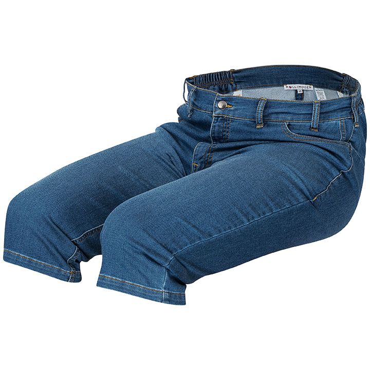 Men`s Slim Bermuda Jeans, blue 10405 56