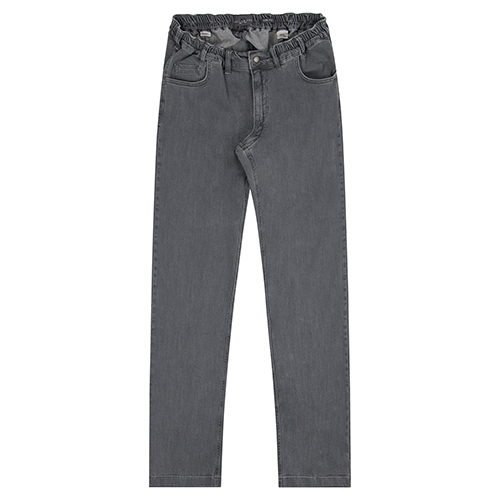 Unisex Basic Jeans, grey KIM 10903 4XL