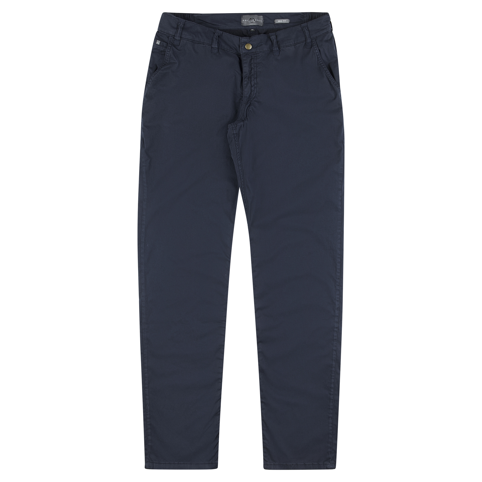 Men`s Chino , Stretch. navy blue  MIKE 10349 48